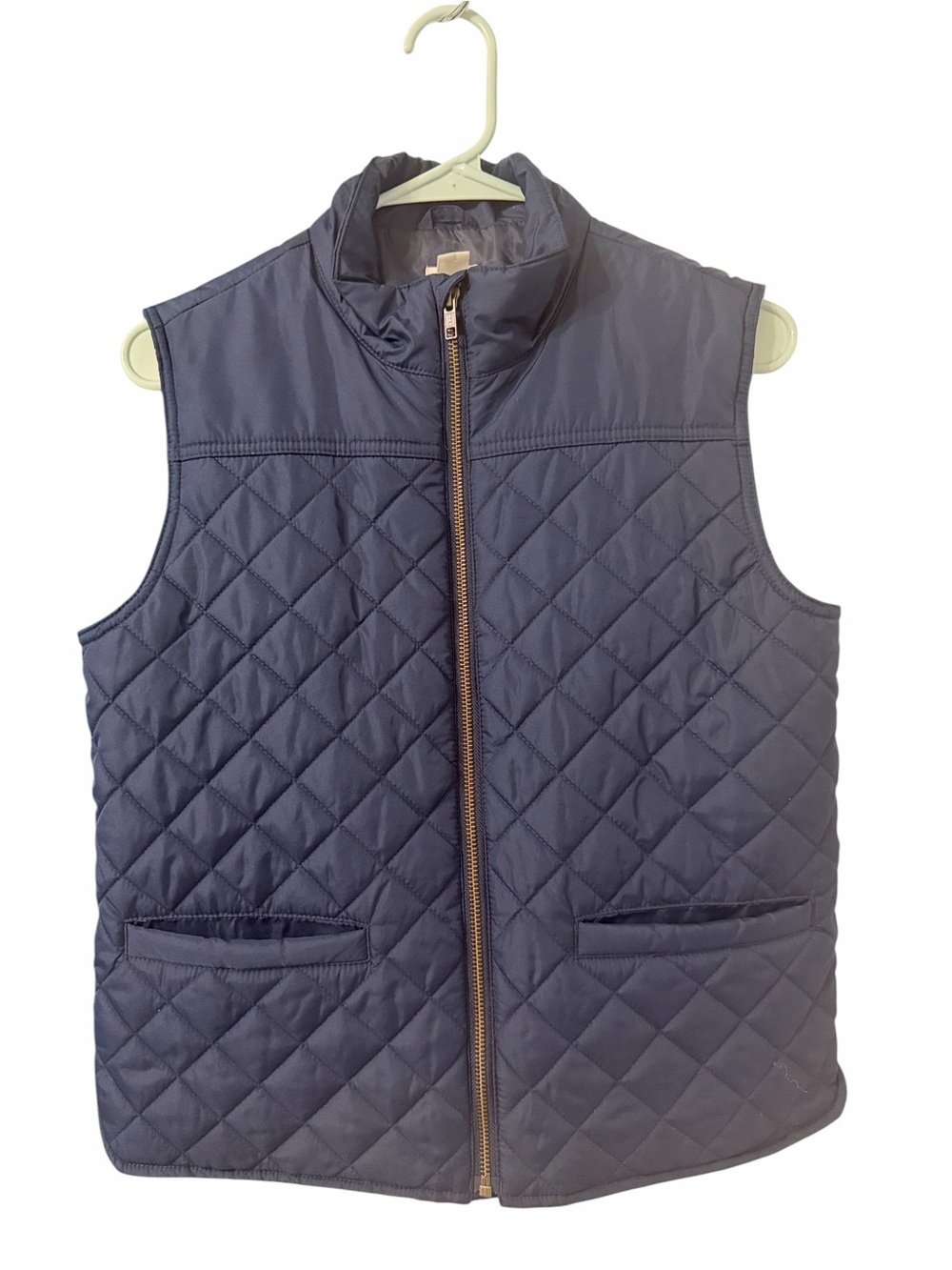 Jcrew/Crewcuts Navy Blue  Quilted Sleeveless Lightweight Vest(Size 12)